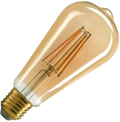 Produktbild von SLV 1005265 ST64 E27, LED Leuchtmittel, Lampe gold 7,5W 2500K CRI90 320°