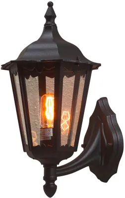 Produktbild von Konstsmide Firenze Up schwarz lackiertes Aluminium, klares Glas 7213-750