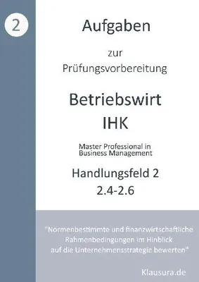 Produktbild von Aufgaben zur Prüfungsvorbereitung e Betriebswirte IHK