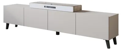 Produktbild von MIRJAN24 TV-Lowboard Phuket 190, TV-Schrank, Wohznimmer Schrank mit vier Klappe (Farbe: Cashmerebeige)