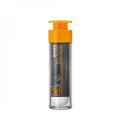 Obrázek produktu pro FREZYDERM Active Sun Screen – tónovací krém na obličej s ochranným faktorem SPF 50+ – 50 ml