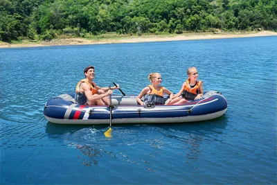 Produktbild von Aufblasboot Treck X 3 3-Personen Bootset mit Kind 307 x 126 x 39 cm hydro-force