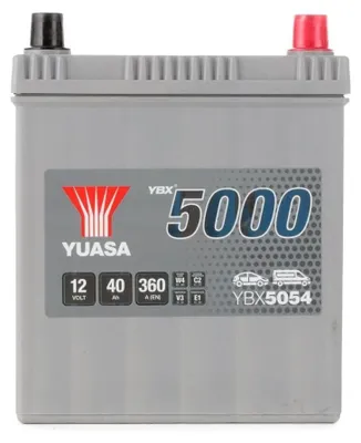 Produktbild von YUASA YBX5000 Starterbatterie 12V 40Ah 360A/EN B19 Batterie