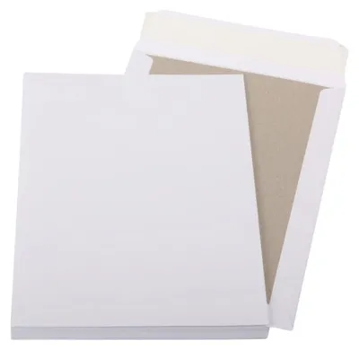 Produktbild von Papprückwandtaschen C5 weiß 162 x 229 mm ohne Fenster 25 Stück