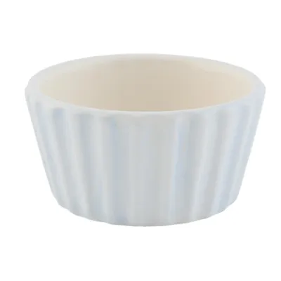 Produktbild von Clayre & Eef Suppenschüssel 6CE0460LBL Ø 9*5 cm / 100 ml - Blau Keramik Servier Schale Schüssel Reisschale