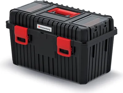 Produktbild von Werkzeugkoffer Werkstattkiste Werkzeugkasten Toolbox Werkzeugkiste Organizer Kunststoff 585 x 360 x 337 mm