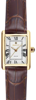 Produktbild von GANT Damenuhr Quarzuhr braun / gold onesize Damen 20,5 mm G195005, G195006