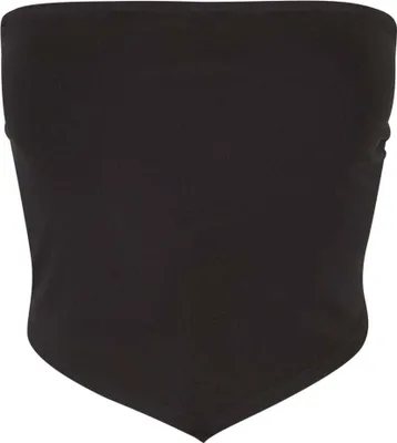 Produktbild von Urban Classics Top Damen Ladies Knotted Bandeau Top schwarz XL