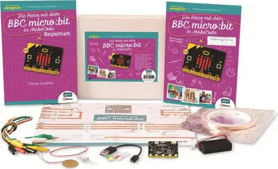 Immagine prodotto di cej-MB-Set01 Electronic Adventure Micro Bit Programmieren Experimentier-Box ab 8 (EA-MicroBit-V2)