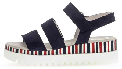 Produktbild von Gabor Basic Sandaletten in Übergrößen Blau 44.660.16 große Damenschuhe