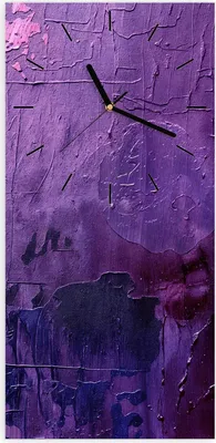 Produktbild von Wanduhr aus Glas mit Motiv Abstrakte Textur- 30 x 60 cm - inkl. Aufhängesystem