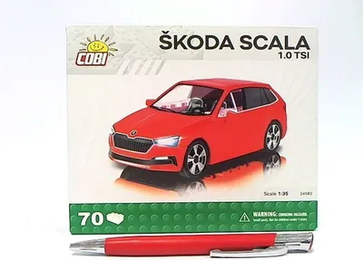 Zdjęcie produktu dla COBI Skoda Scala, samochód, pojazd, samochody kolekcjonerskie, zabawka, zabawa, klocki konstrukcyjne, 70 części, 24582