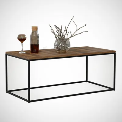 Produktbild von Skye Decor, Cosco - Walnut, Couchtisch, Nussbaum, 100 % MELAMINBESCHICHTETE SPANPLATTEN, 95 x 55 x 43 cm