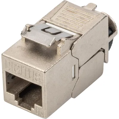 Produktbild von DIGITUS CAT 6A Keystone Modul, geschirmt mit intelligentem Kabelmanager, Set (24 Stück)