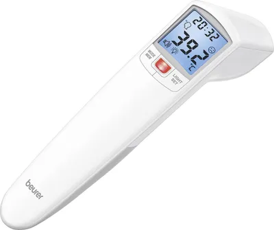 Obrázek produktu pro Teplomr, bezdotykov teplomr Beurer FT 100, snma vzdlenosti (LED/akustick signl), men tlesn, okoln a povrchov teploty