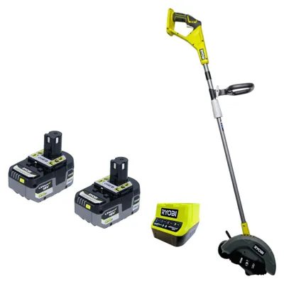 Produktbild von RYOBI RY18EGA-0 Akku Rasenkantenschneider 18 V 38 mm + 2x Akku 5,0 Ah + Ladegerät