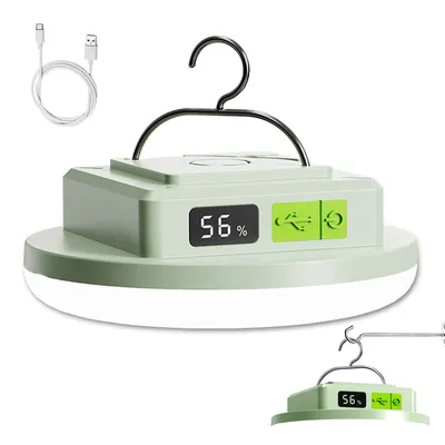 Produktbild von Tragbare LED-Campinglampe, wiederaufladbar, 1000 Lumen, 4 Modi, dimmbar, 7200 mAh Akku, ideal für Outdoor, Notfälle & Stromausfall
