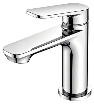 Produktbild von Omgoods – Badarmatur für Waschbecken – Messing, Einhebelmischer – Wassersparend – Chrom