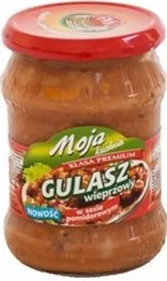 Produktbild von Meine Küche Schweinefleisch-Eintopf in Tomatensoße 500G