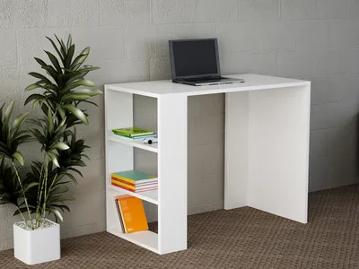 Immagine prodotto di Skye Decor, Netenya - Bianco, scrivanie, bianco, piano in melamina, 90 x 40 x 74 cm