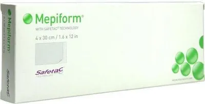 Produktbild von Mepiform Narbenverband 4 x 30 cm, 5 St. Verband