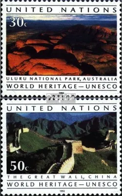 Produktbild von Briefmarken UNO - New York 1992 Mi 625-626 (kompl.Ausg.) postfrisch Kulturerbe