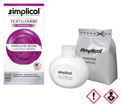 Image de Simplicol peinture textile intense all in 1 liquide dans Baie sensuelle