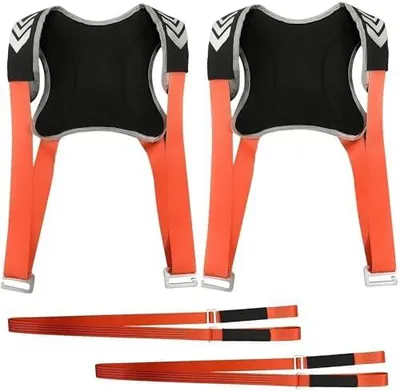 Produktbild von 4 Stück Tragehilfe Tragegurte Umzug, Polyester Moving Straps Tragegurte für Möbelpacker, Mehrzweck Umzugshilfe Möbeltragegurte, Doppelt Shoulder Dolly Transportgurte, Geeignet für Mobile Möbel