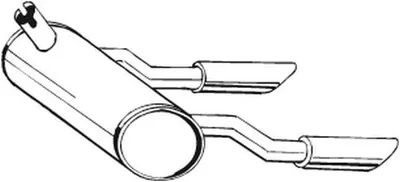 Produktbild von BOSAL 185-582 Endschalldämpfer für OPEL OPEL Auspuff