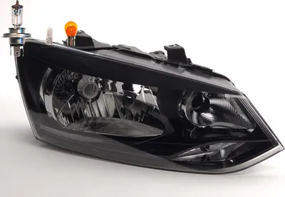 Produktbild von Scheinwerfer passend für VW Polo 09 6R 06/2009-03/14 Rechts Leuchtmittel 6R1941016E 6R1941016C Johns