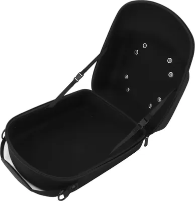Zdjęcie produktu dla Etui na czapki z daszkiem EVA odporne na zgniatanie Etui podróżne na czapki z paskiem na ramię Organizer na czapki Torba czarna