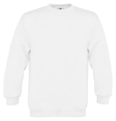 Produktbild von B&C - Sweatshirt für Kinder angesetzte Ärmel FK1971 (116) (Weiß)