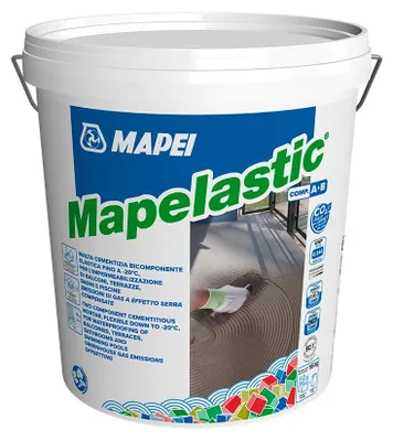 Imagen del producto de Mapei Mapelastic, mortero impermeabilizante, 16 kg