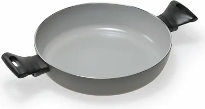 Produktbild von Moneta Melodia, Rund, Schwenkpfanne, Schwarz, Grau, Finegres, Melodia, Aluminium
