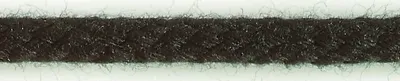 Produktbild von schwarze Schnürsenkel, 4mm dick, rund, Kordelsenkel (Farbe 00), 90cm lang