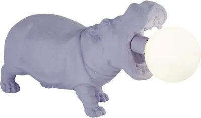 Obrázek produktu pro Lampička do dětského pokoje stolní skleněná G9 22 cm lila bílé kulové stínidlo stolní lampa do dětského pokoje