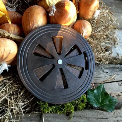 Produktbild von Kachelofen Luftgitter regulierbar, Lüftungsgitter Kamin Gitter Luftzufuhr 14,5cm