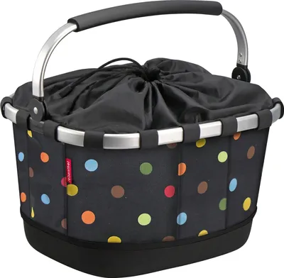 Immagine prodotto di KLICKfix city bag Carrybag GT dots, 42x33x28cm, con UniKlip, nero/colorato
