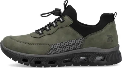 Zdjęcie produktu dla Rieker M6058-54 MemoSoft sneaker damski zielony combi