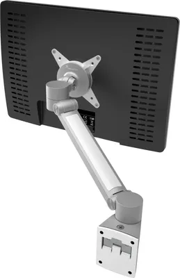 Produktbild von Dataflex Viewlite plus Monitorarm - Wand 312, 7 kg, 0 mm (0"), 61 cm (24"), 100 x 100 mm, Höhenverstellung, Silber, Weiß