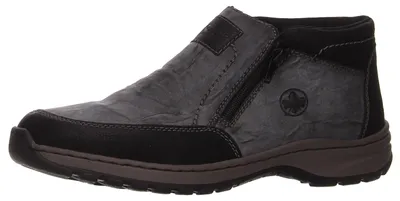 Produktbild von Rieker Herren Stiefeletten Warmfutter Reißverschluss Boots 03352, Größe:42 EU, Farbe:Grau