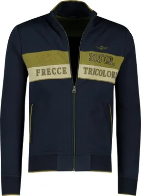 Produktbild von Aeronautica Militare Weste dunkelblau Baumwolle