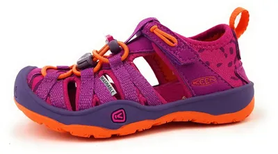 Image de KEEN Moxie : Chaussons pour filles, couleur rouge, style décontracté