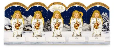 Obrázek produktu pro Lindt Andílci Mini mléčná čokoláda, 5 × 10 g