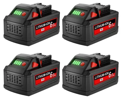 Obrázek produktu pro Náhradní baterie 18V M18 - Li-Ion baterie pro elektrické nářadí - 6000 mAh, články 18650 - Pouze baterie - Růžová