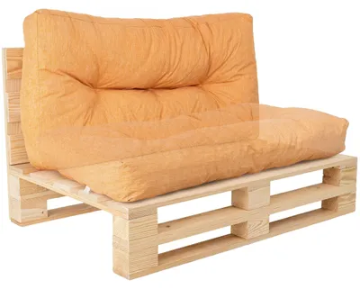 Imagen del producto de Cojín para palets, resistente al agua, 120x60 cm - Cojín para sentarse - Respaldo - Cojín para jardín - Adecuado para interiores y exteriores - Cómodo y duradero
