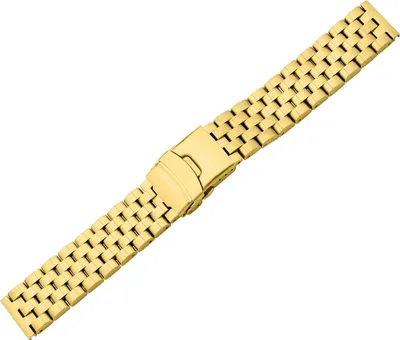 Produktbild von Minott > Uhrenarmband > Edelstahl/PVD matt gebürstet > gelbgoldfarben, Stegbreite:20mm