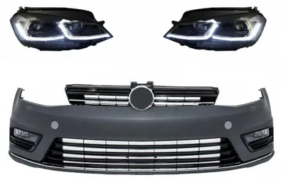Produktbild von Frontstoßstange LED Scheinwerfer Dynamisch Lichter für VW Golf 7 2013-2017 R-Line Look.