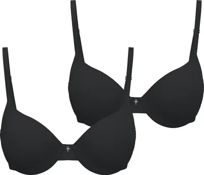 Produktbild von JOOP! Damen T-Shirt-BH 2-Pack Sensation - schwarz - Größe 85 B