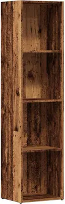 Produktbild von Bücherregal Altholz-Optik 36×30×143 cm Holzwerkstoff